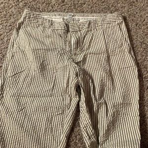 Seersucker work pant with pockets